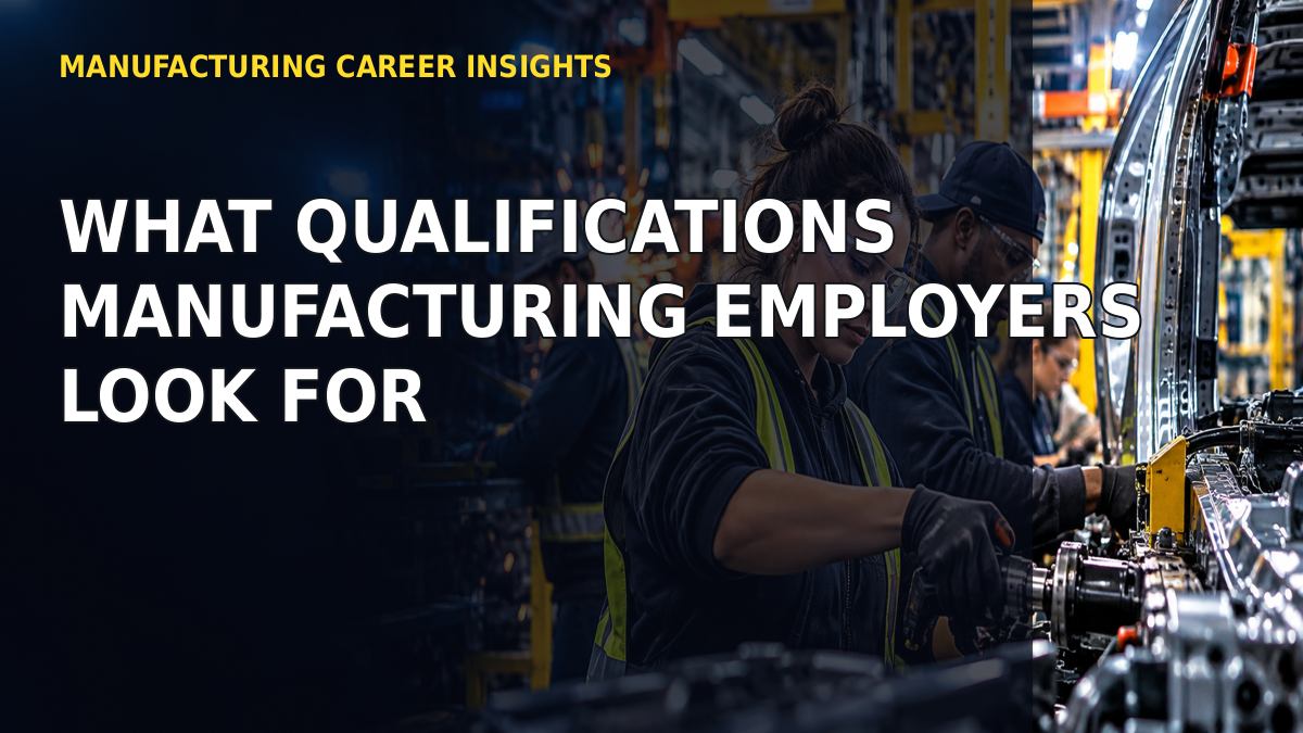 What Qualifications Manufacturing Employers Look For