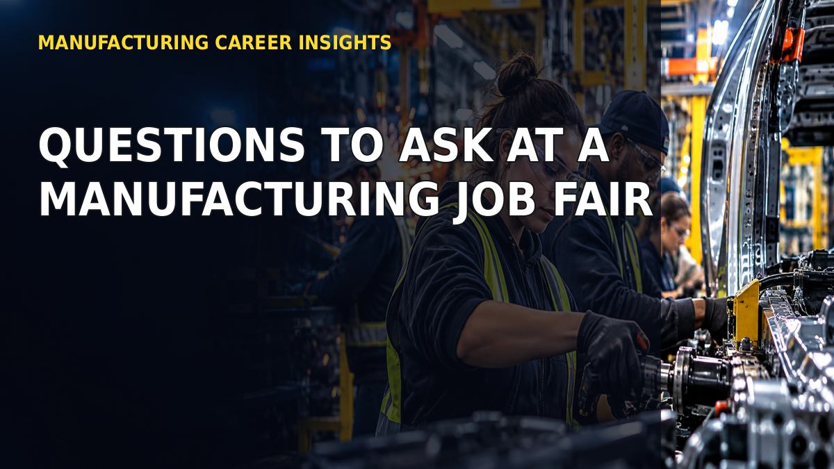 Questions to Ask at a Manufacturing Job Fair