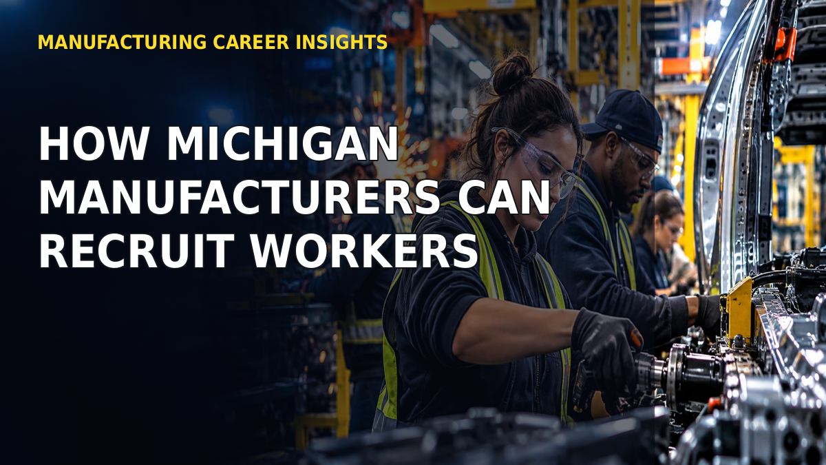 How Michigan Manufacturers Can Recruit Workers