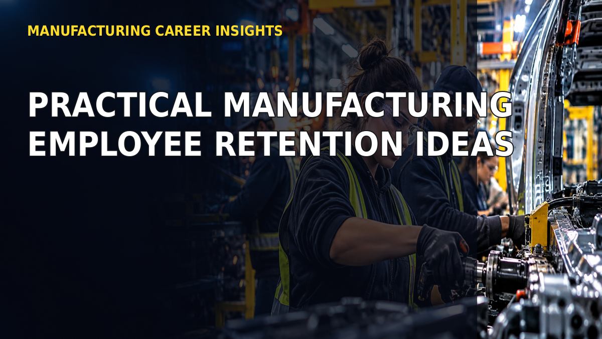 Practical Manufacturing Employee Retention Ideas