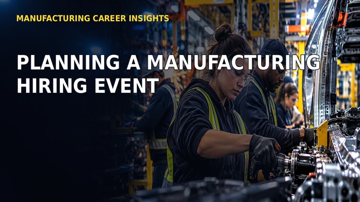 Planning a Manufacturing Hiring Event