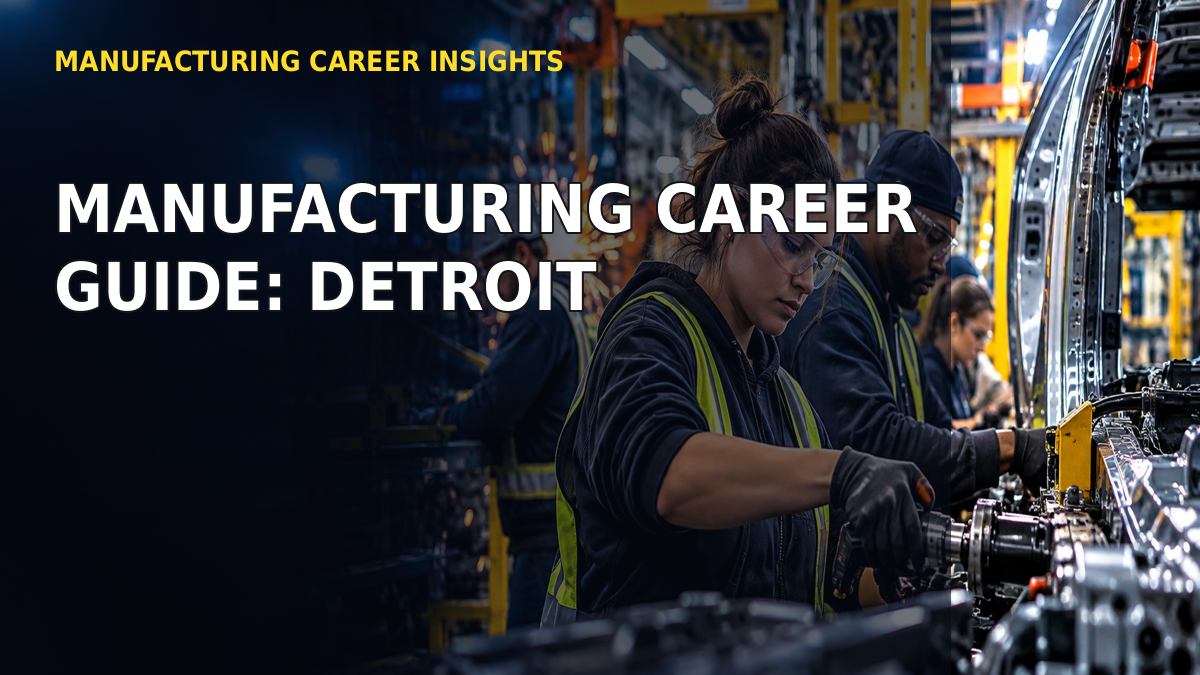 Manufacturing Career Guide: Detroit