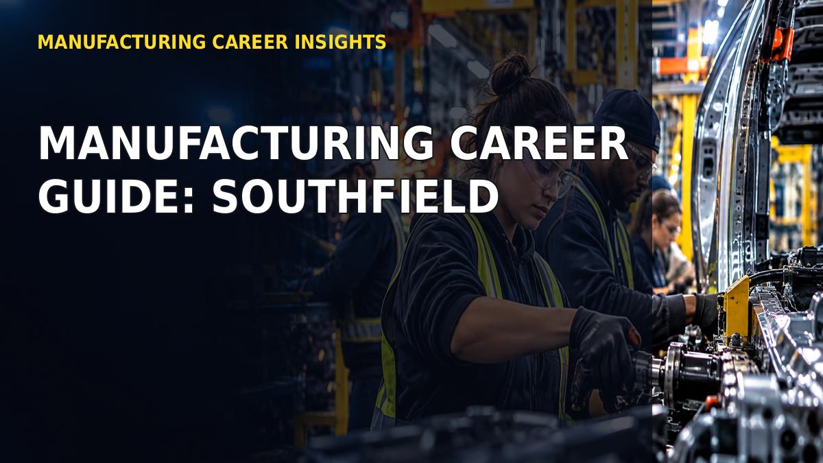 Manufacturing Career Guide: Southfield