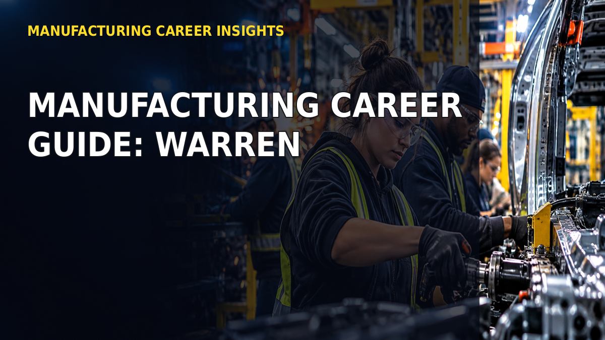 Manufacturing Career Guide: Warren