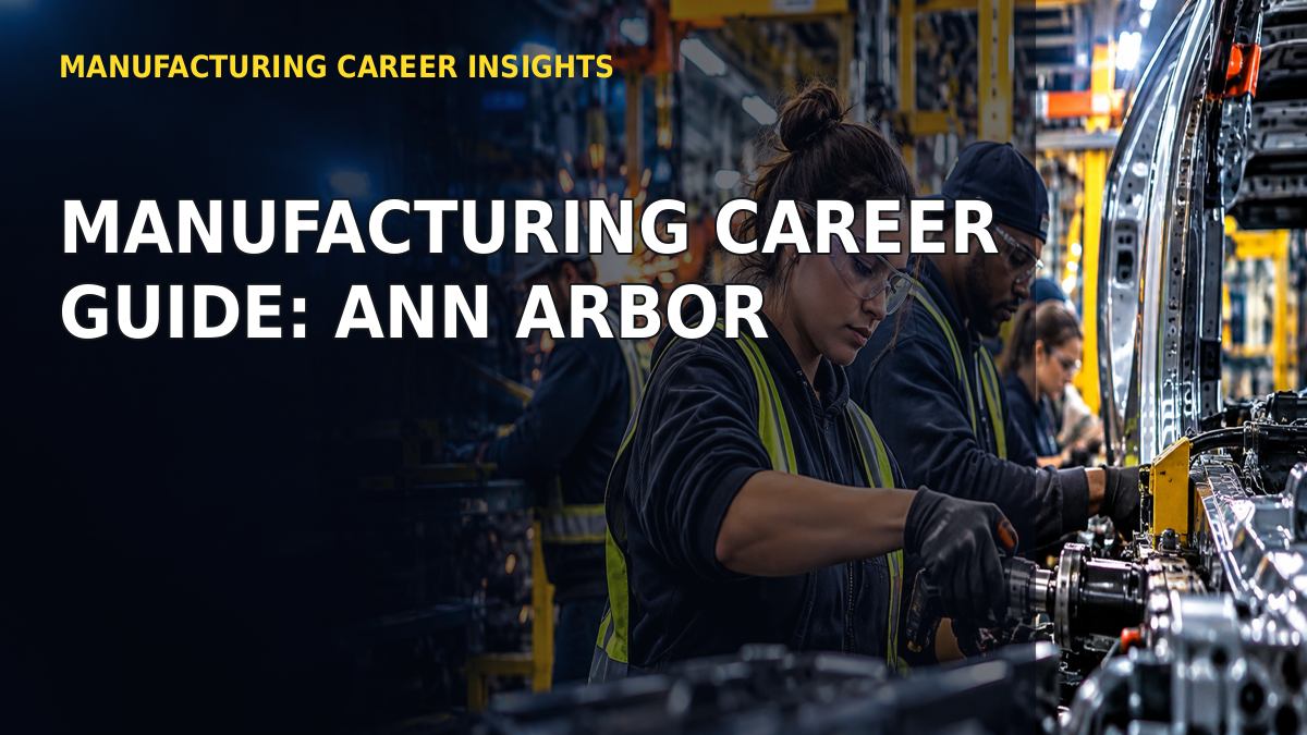 Manufacturing Career Guide: Ann Arbor