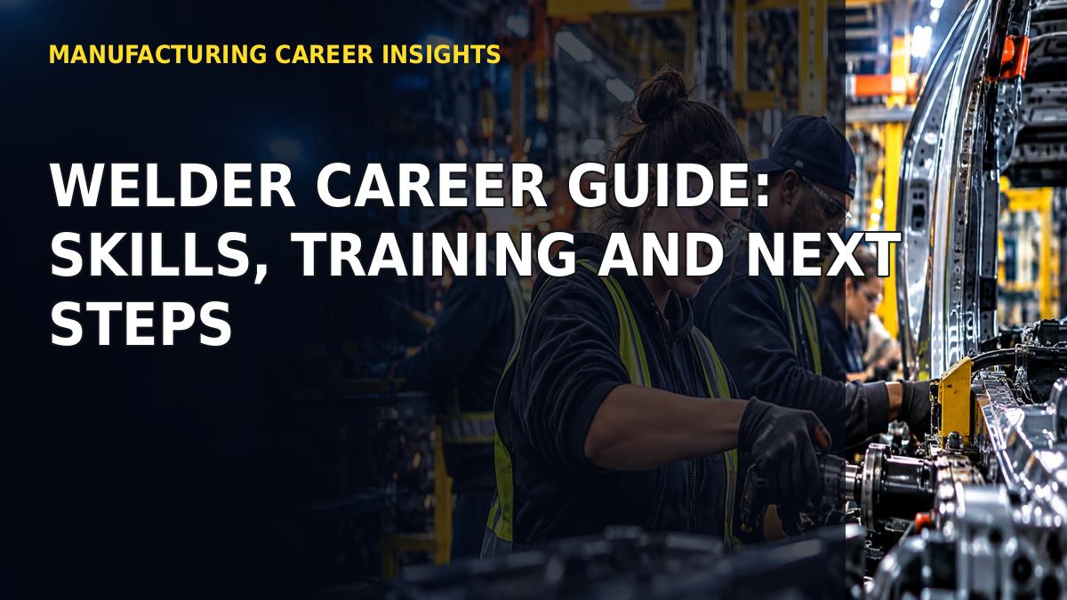 Welder Career Guide: Skills, Training and Next Steps