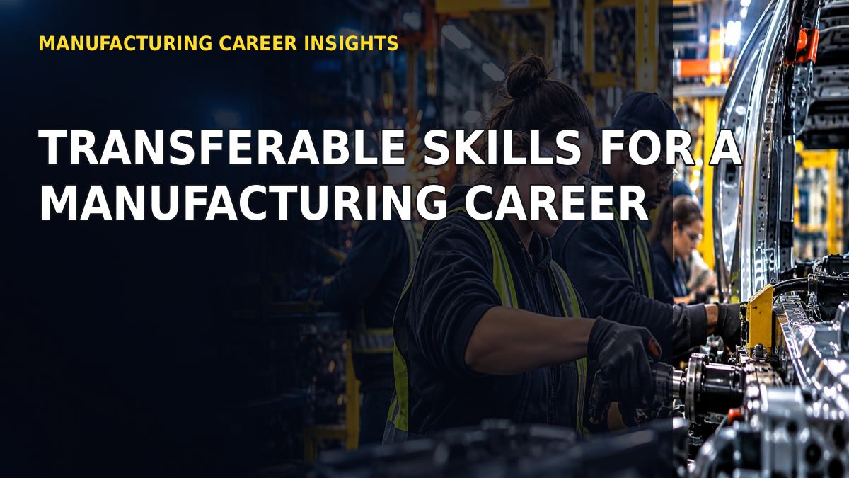 Transferable Skills for a Manufacturing Career