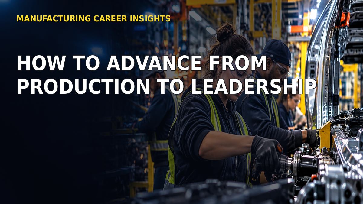 How to Advance from Production to Leadership