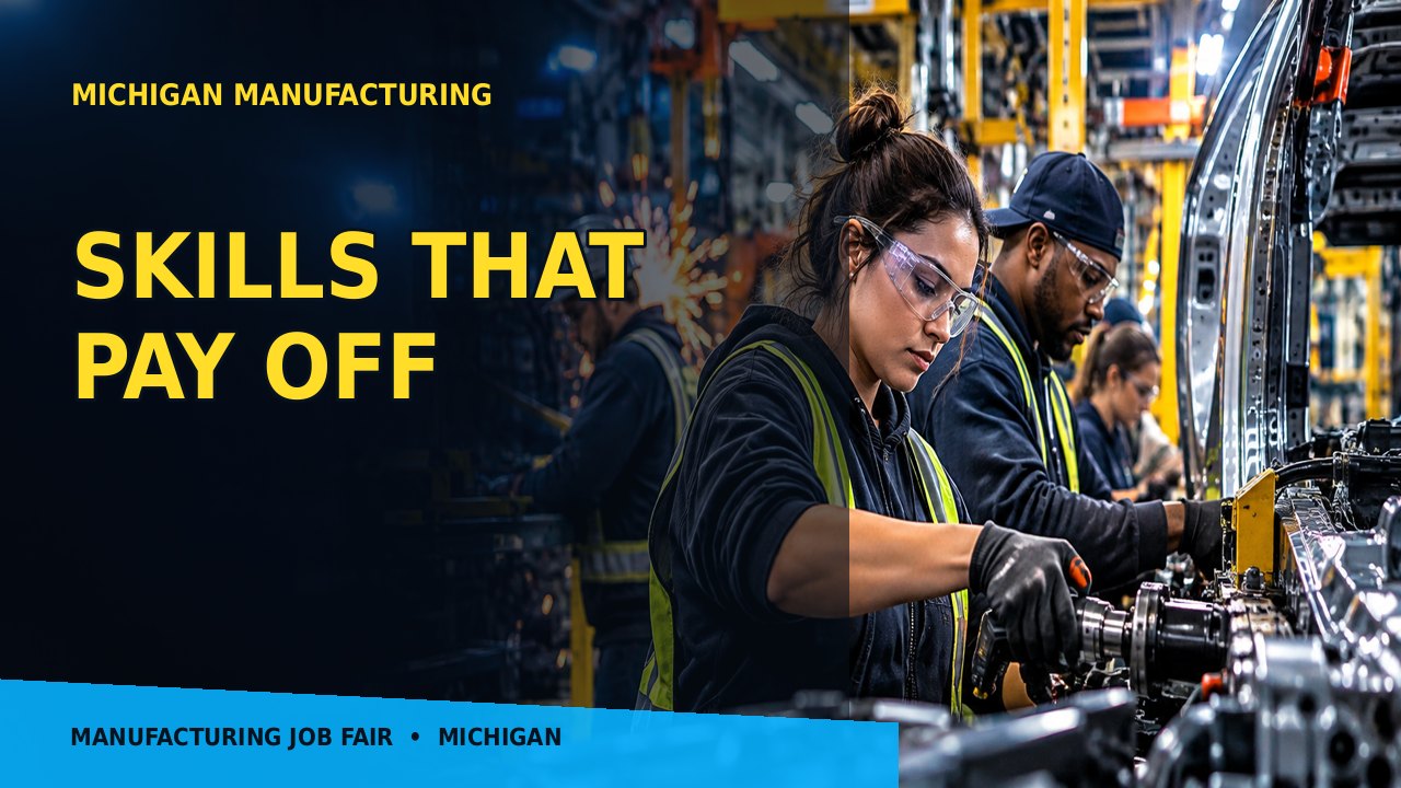 Manufacturing jobs and career opportunities in Warren - promotional illustration