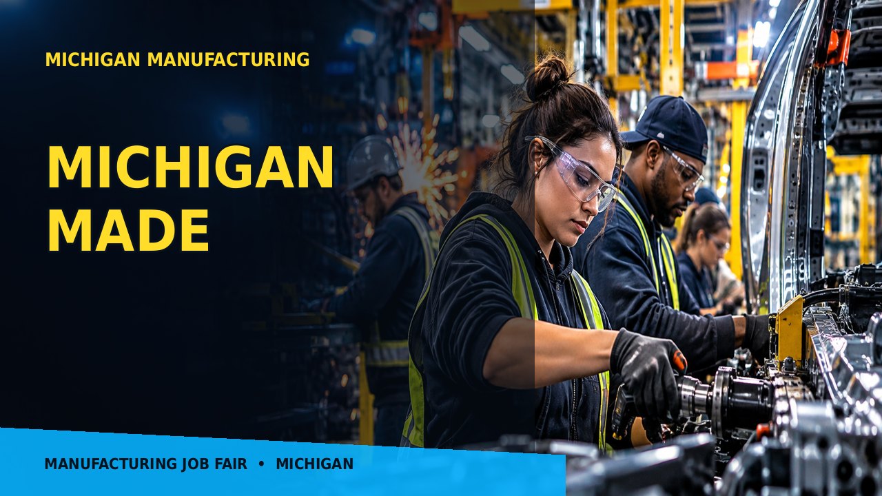 Manufacturing jobs and career opportunities in Auburn Hills - promotional illustration