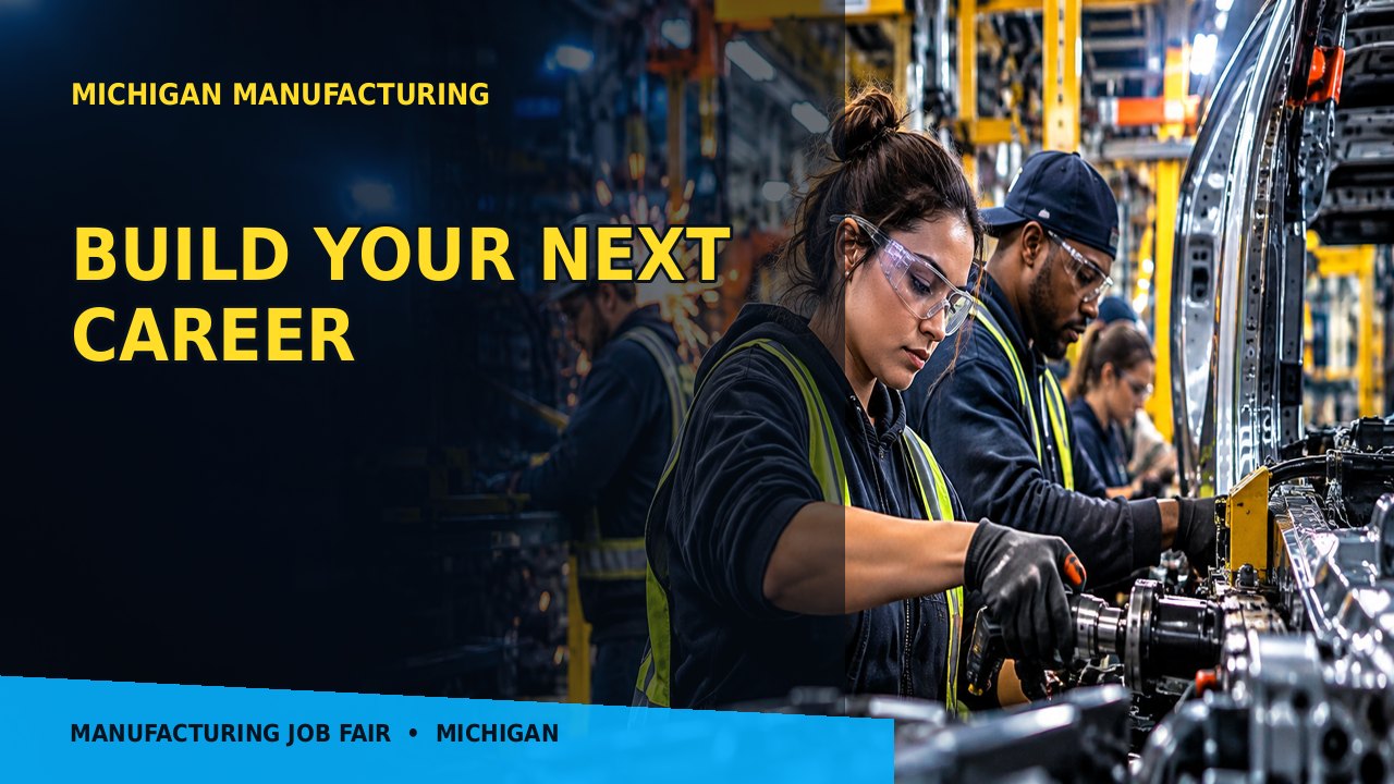 Manufacturing jobs and career opportunities in Madison Heights - promotional illustration