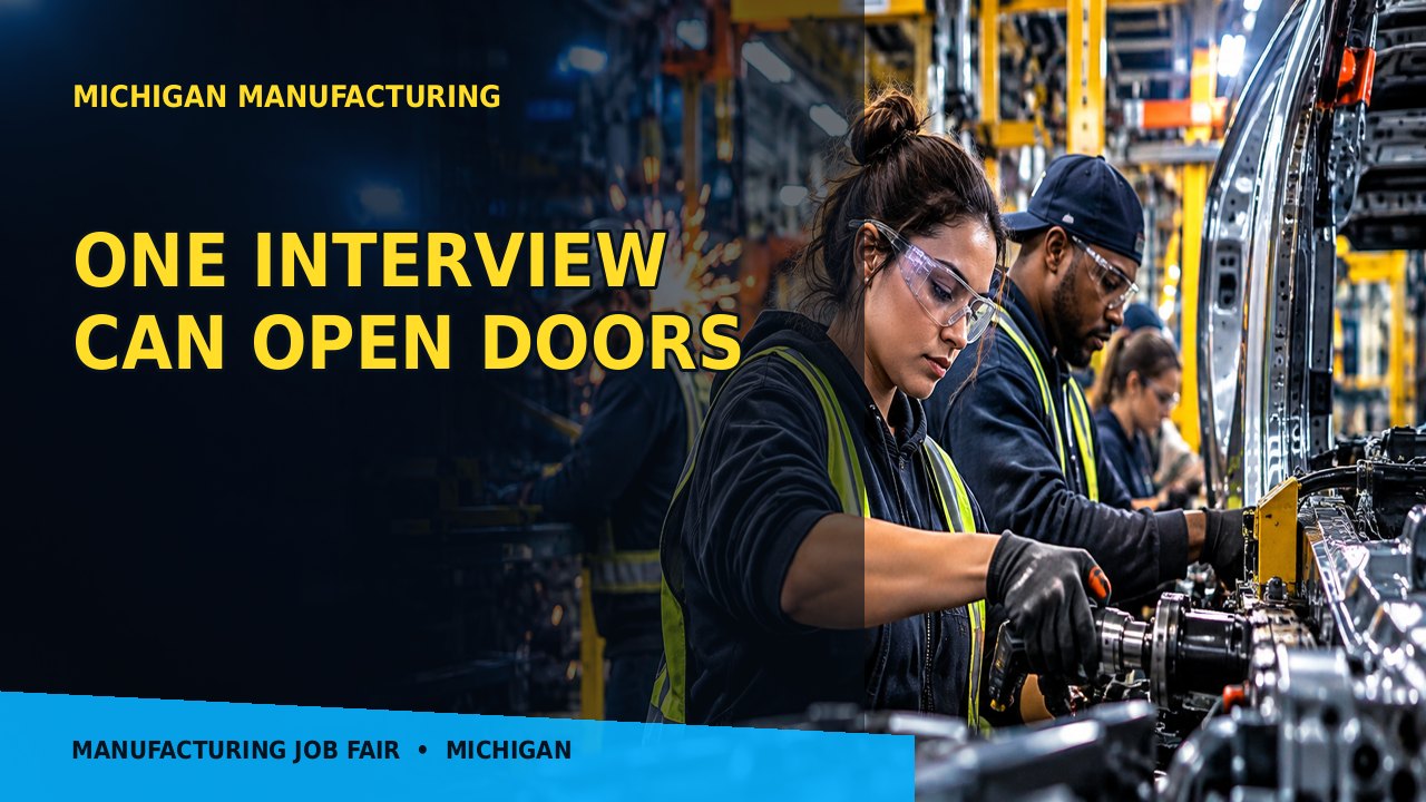 Manufacturing workplace career illustration for Machine Operator